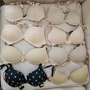 lot of 8 bras (aerie, auden, tommy hilfiger, victorias secret)